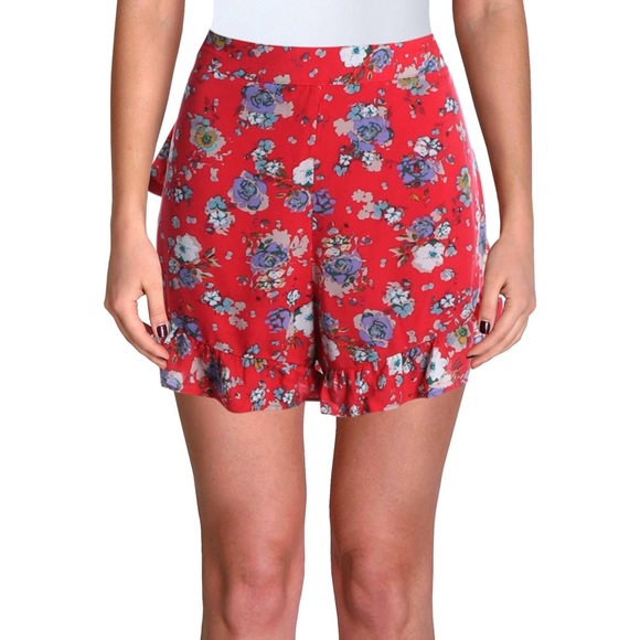 Free People Flirting Fleurs Ruffle mini skort - Picture 9 of 10